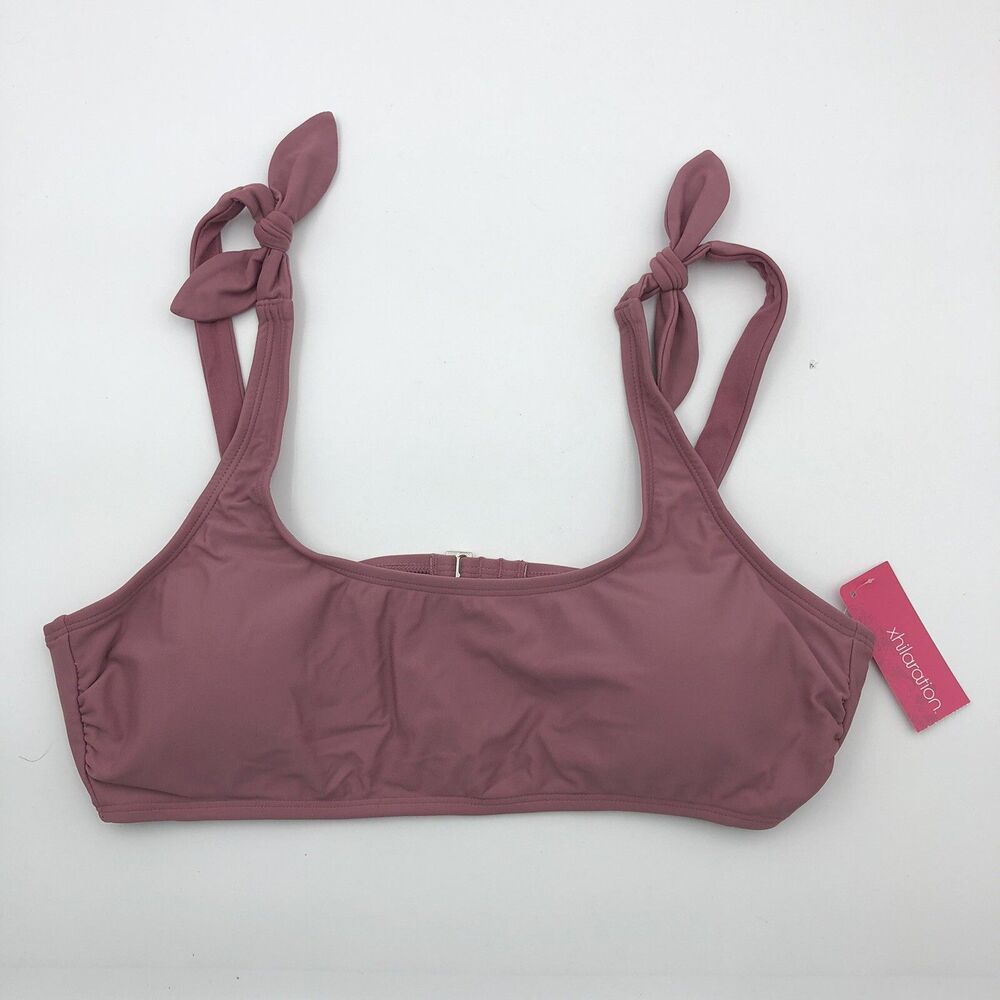 Juniors' Now Tied Bikini Top - Xhilaration Size XL 12-14